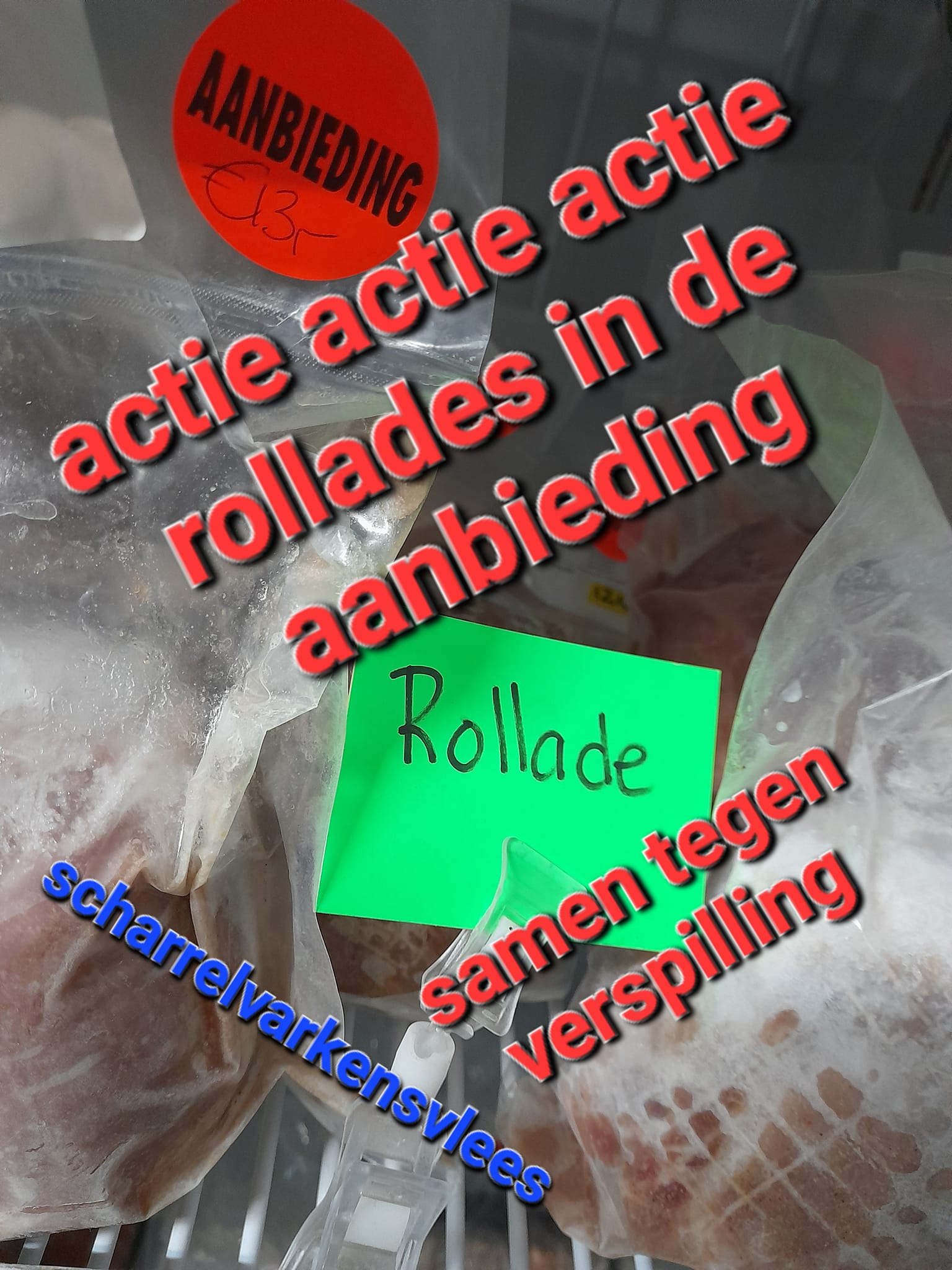 Rollades in de aanbieding bij Boerderijwinkel Lensink.